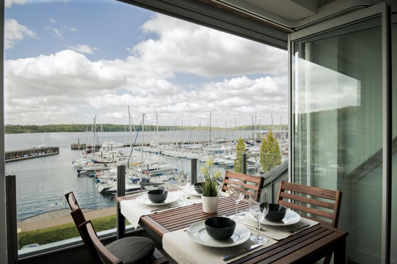 Fewo1846 - Baltic Lodge - Komfortable Maisonettewohnung Mit 3 Schlafzimmern, Balkon Und Blick Auf Die Marina Sonwik Flensburgo Exterior foto